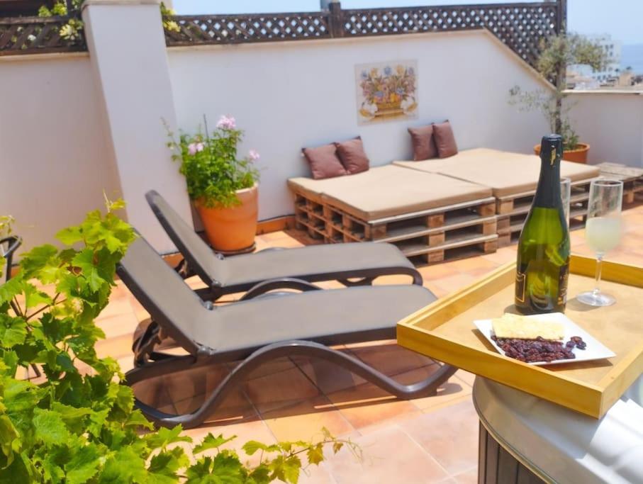 Apartmán Penthouse With Jacuzzi And Spectacular Sea Views Nerja Exteriér fotografie
